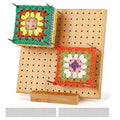 Bamboo Crochet Blocking Board with 20 Pins – 7.87 Inch