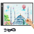 AUAUY A3 LED Light Pad | Stepless Dimmable Light Box for Diamond Painting