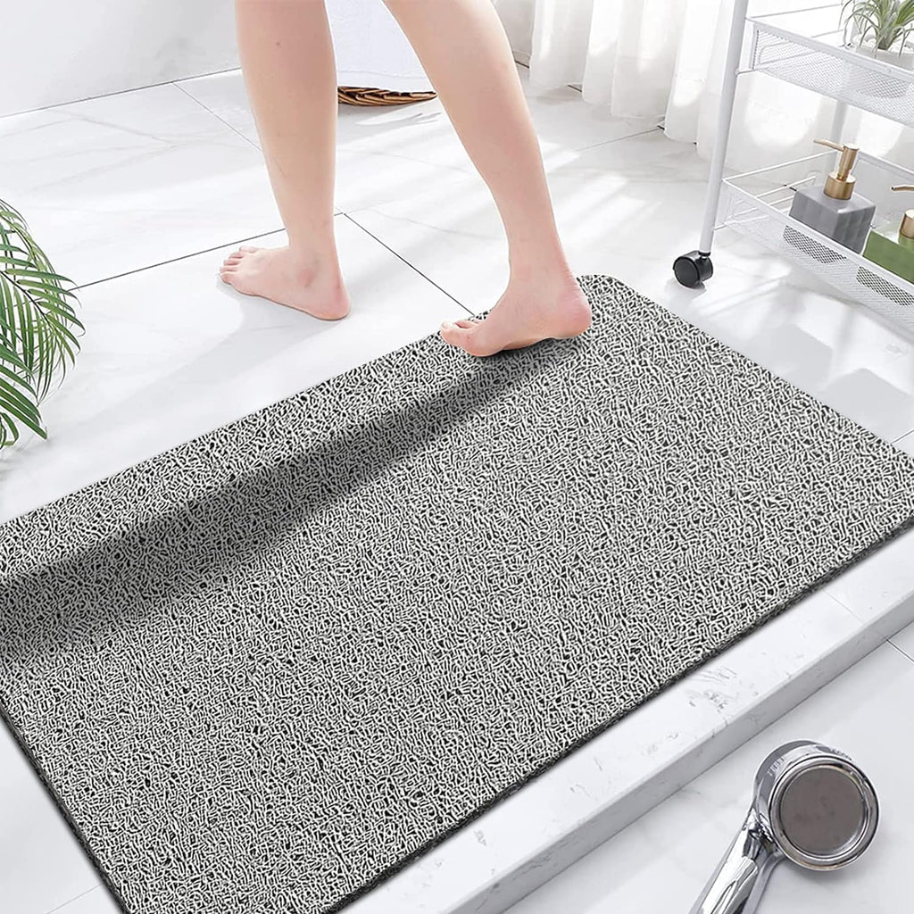 Jolof Store Loofah Shower Mat – Non-Slip Quick-Dry PVC Bathtub Mat