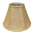 Royal Designs Deep Empire Burlap Lamp Shade | 9 x 16 x 12.25 Inch