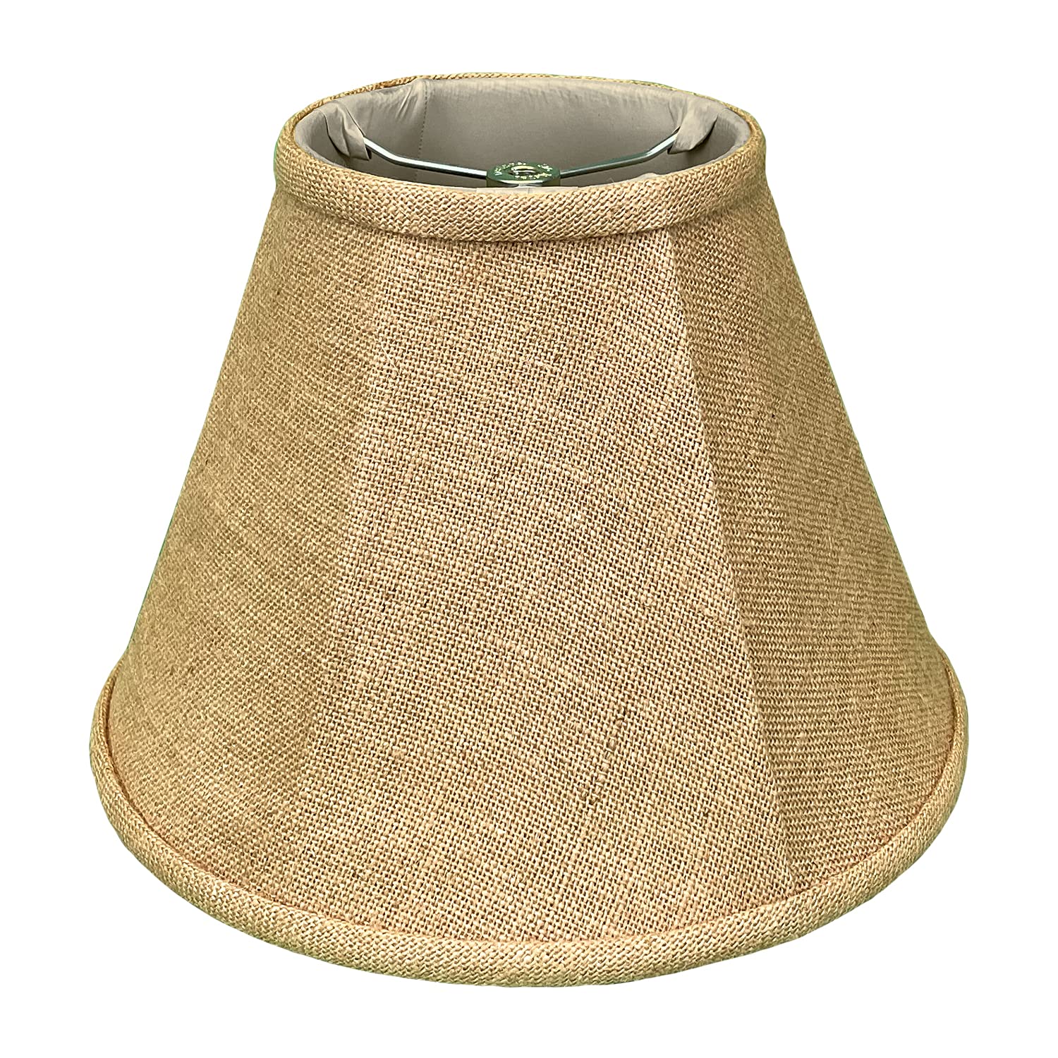 Royal Designs Deep Empire Burlap Lamp Shade | 9 x 16 x 12.25 Inch