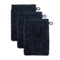 Möve Superwuschel Waschhandschuh 3er-Set – 100% Baumwolle, Dunkelgrau