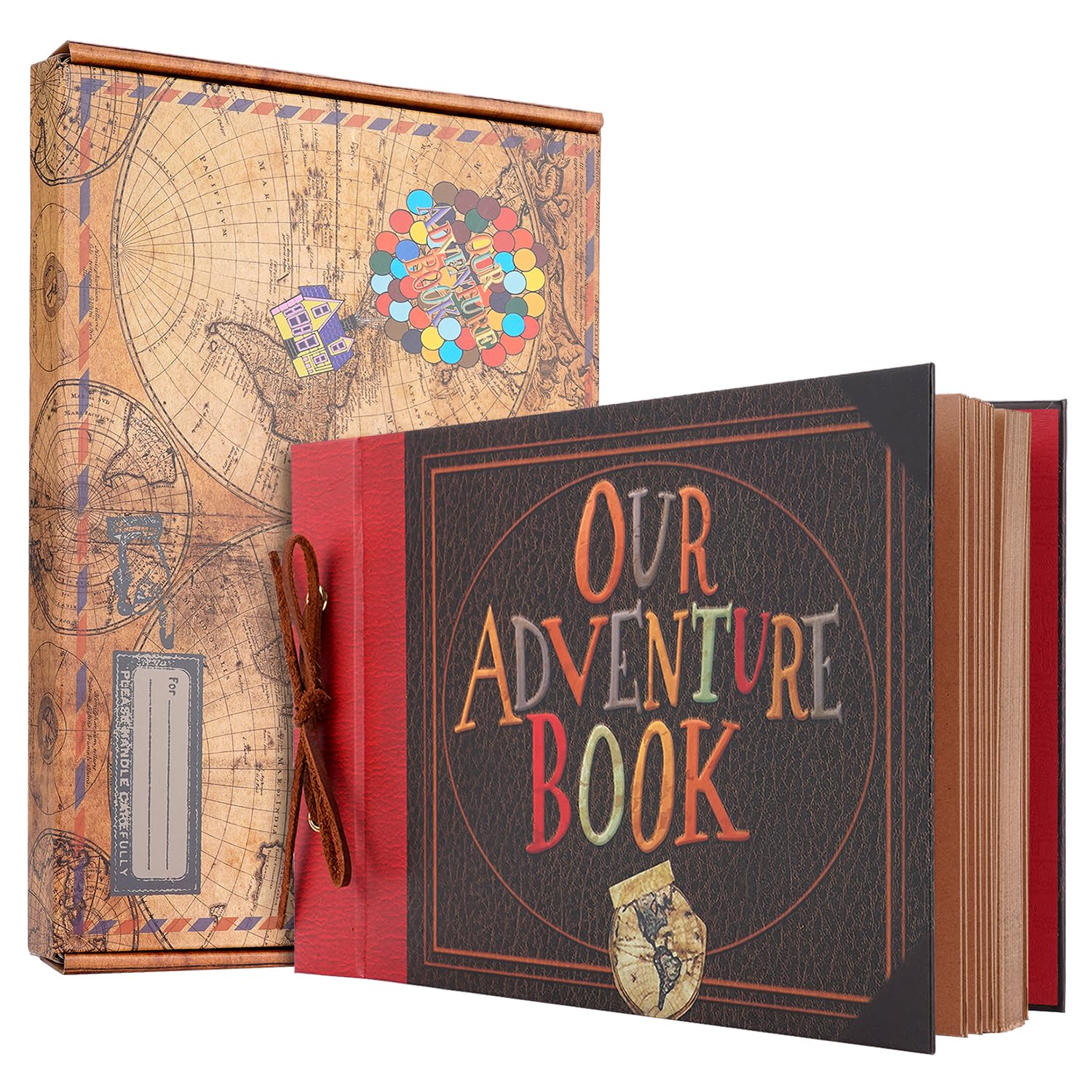 Our Adventure Book Scrapbook - 80 Page 3D Embossed Photo Album