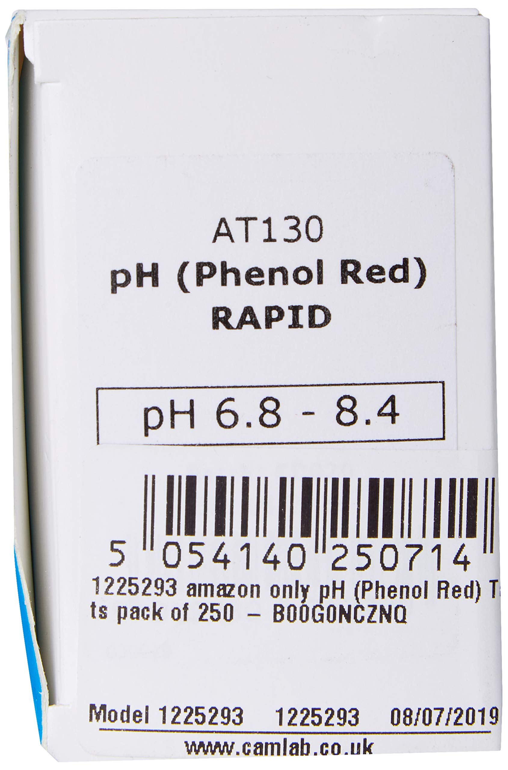 Palintest AT 130 pH Phenol Red Tablets for Pool & Spa - 250 Count