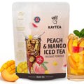 KAYTEA Mango & Peach Ice Tea Powder – Natural Instant Mix (1KG)