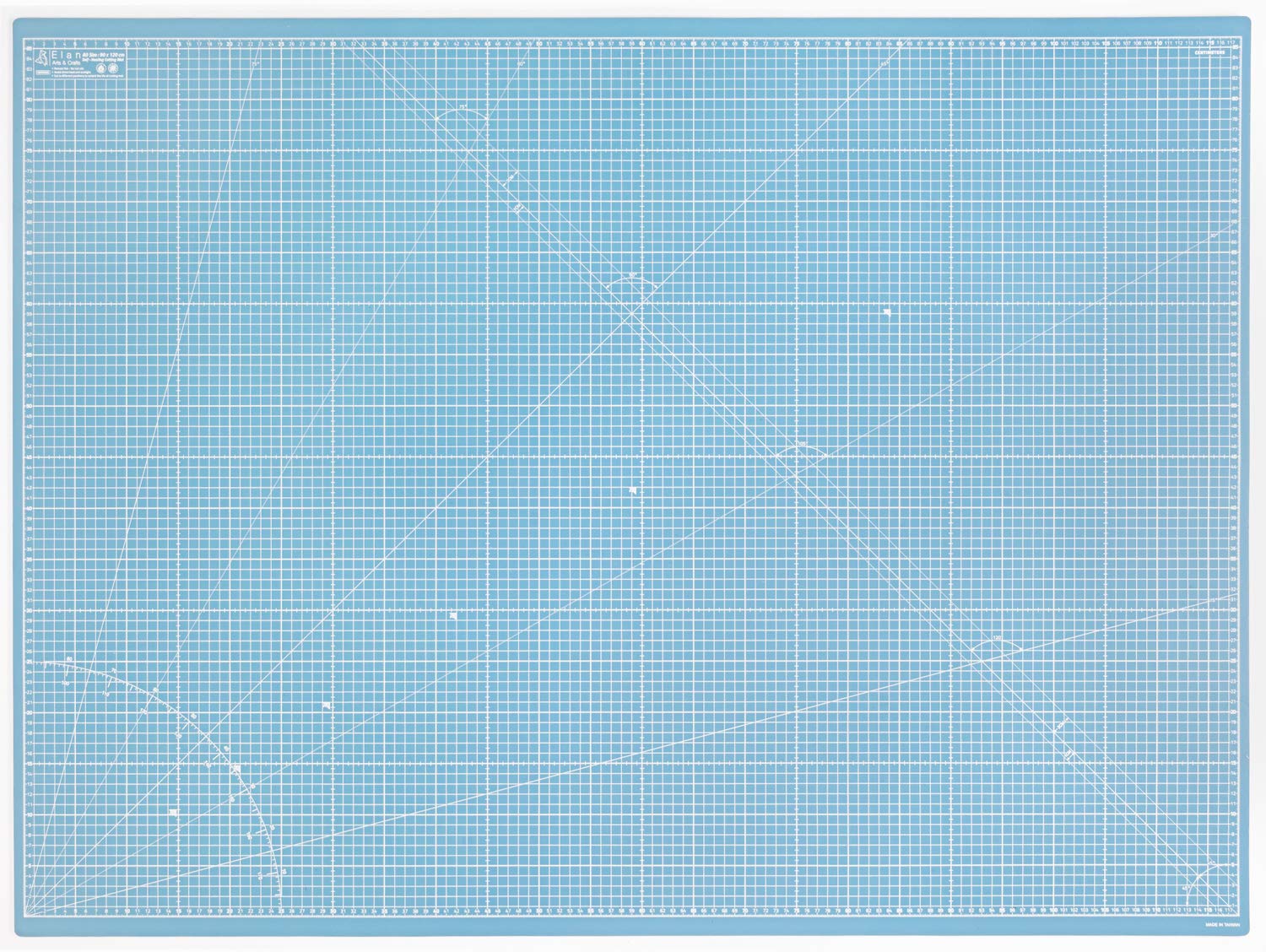 Elan A0 Self Healing Cutting Mat | 120x90cm 5-Ply Blue Craft Board
