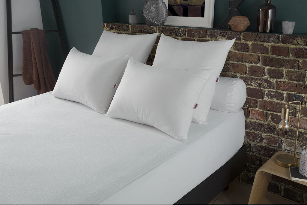 Dodo Cosy Terry Mattress Protector, White, 200 x 160 cm - image 2