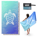 Anavasi 1 Pack Microfibre Beach Towels for Adults, 180 x 90 cm with Net Bag - image 1