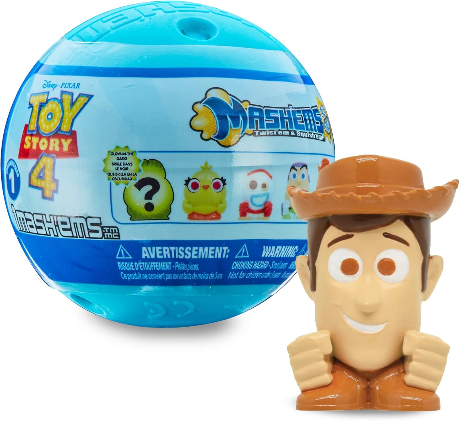 Toy Story 4 Mash'Ems Squishy Collectible Figure Blind Bag by Snaps