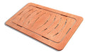 Castelmerlino Okumè Marine Plywood Shower Board - 104x62cm for 120x80 Trays