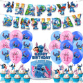 Cartoon Birthday Party Decorations Set | Banner & Balloons