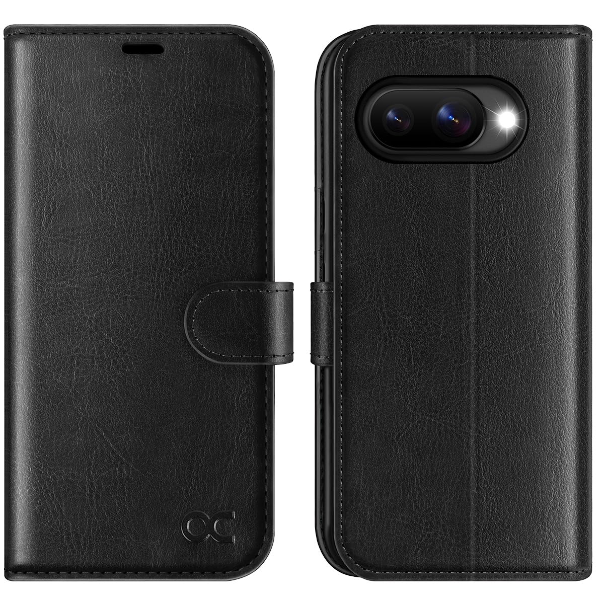 OCASE Google Pixel 9A Wallet Case – RFID Blocking Leather Flip Cover