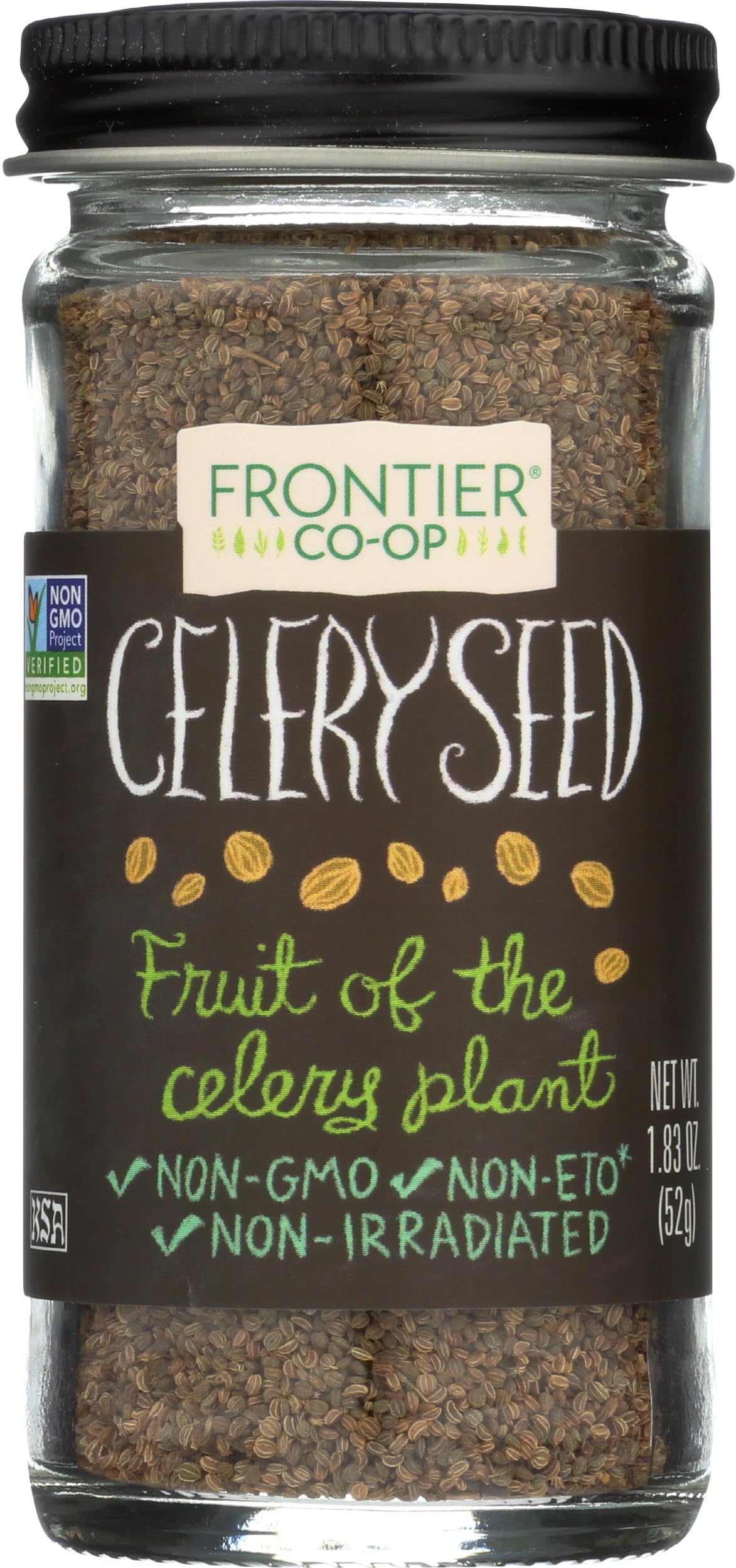 Frontier Co-op Whole Celery Seed – Non-GMO and Kosher Spice - 47g
