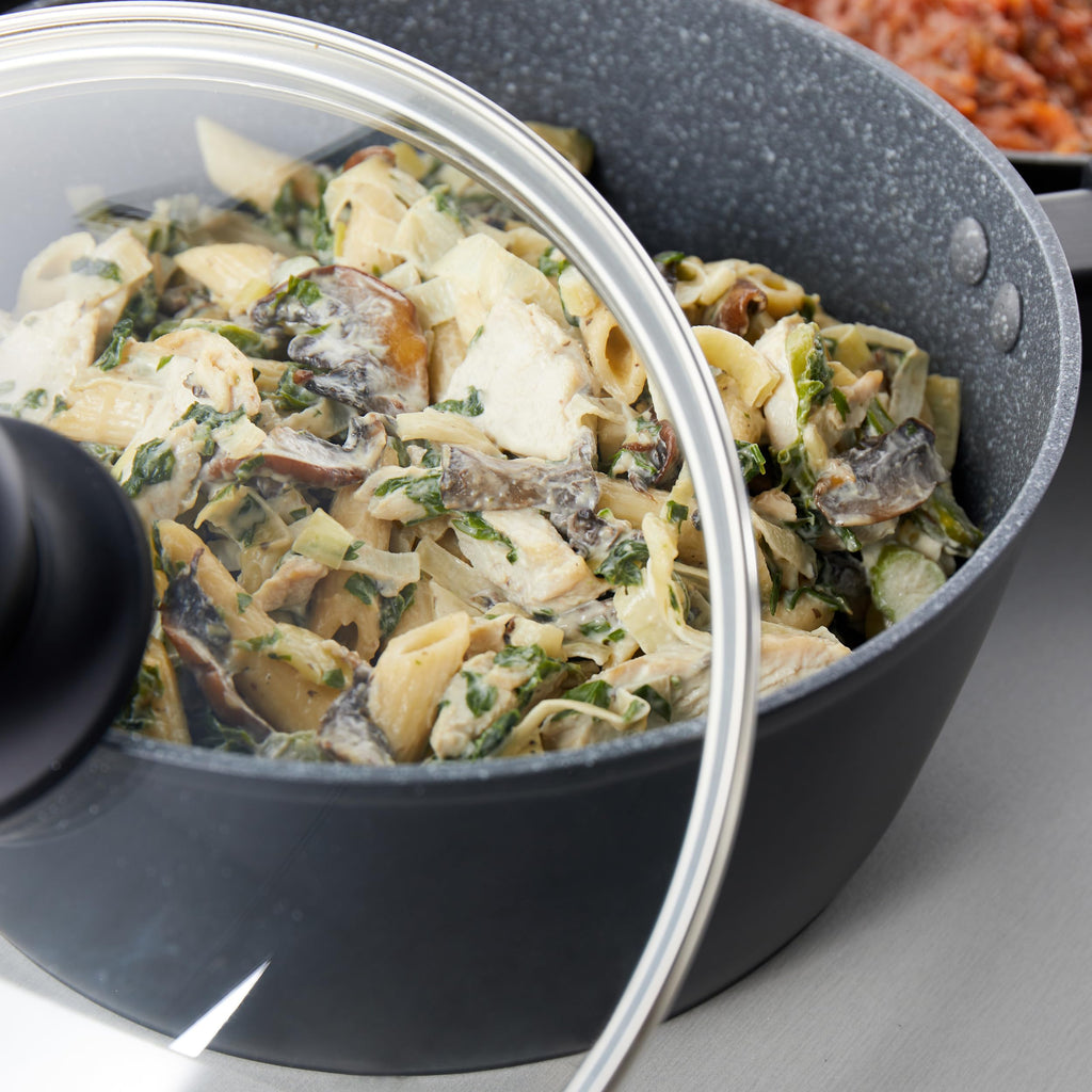 Russell Hobbs Metallic Marble 5 Piece Non-Stick Cookware Set | Induction