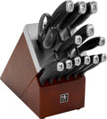 Henckels International Elan 14-Piece Stainless Steel Knife Block Set