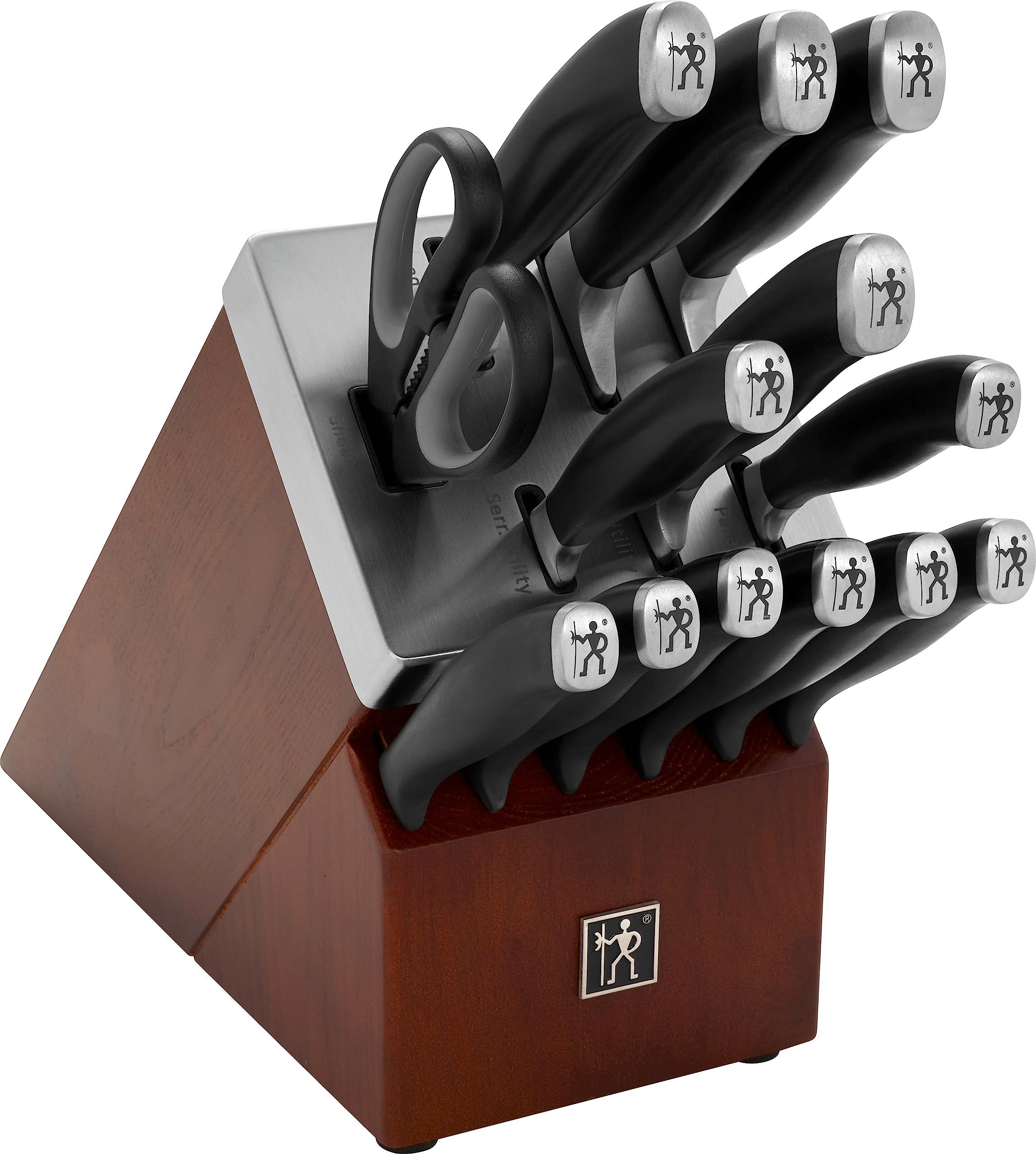 Henckels International Elan 14-Piece Stainless Steel Knife Block Set