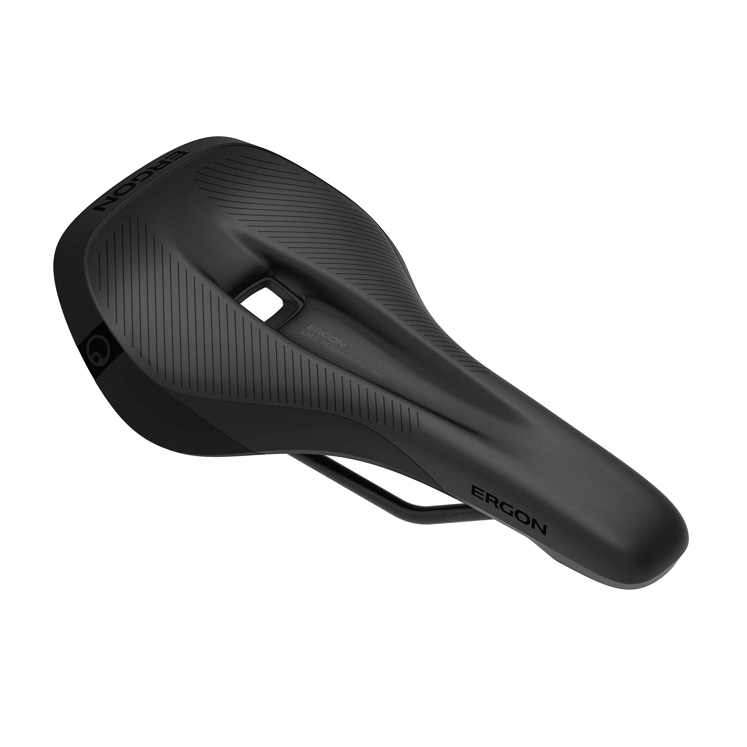 Ergon SM E-Mountain Pro Men's Saddle - Ergonomic MTB Seat, Black