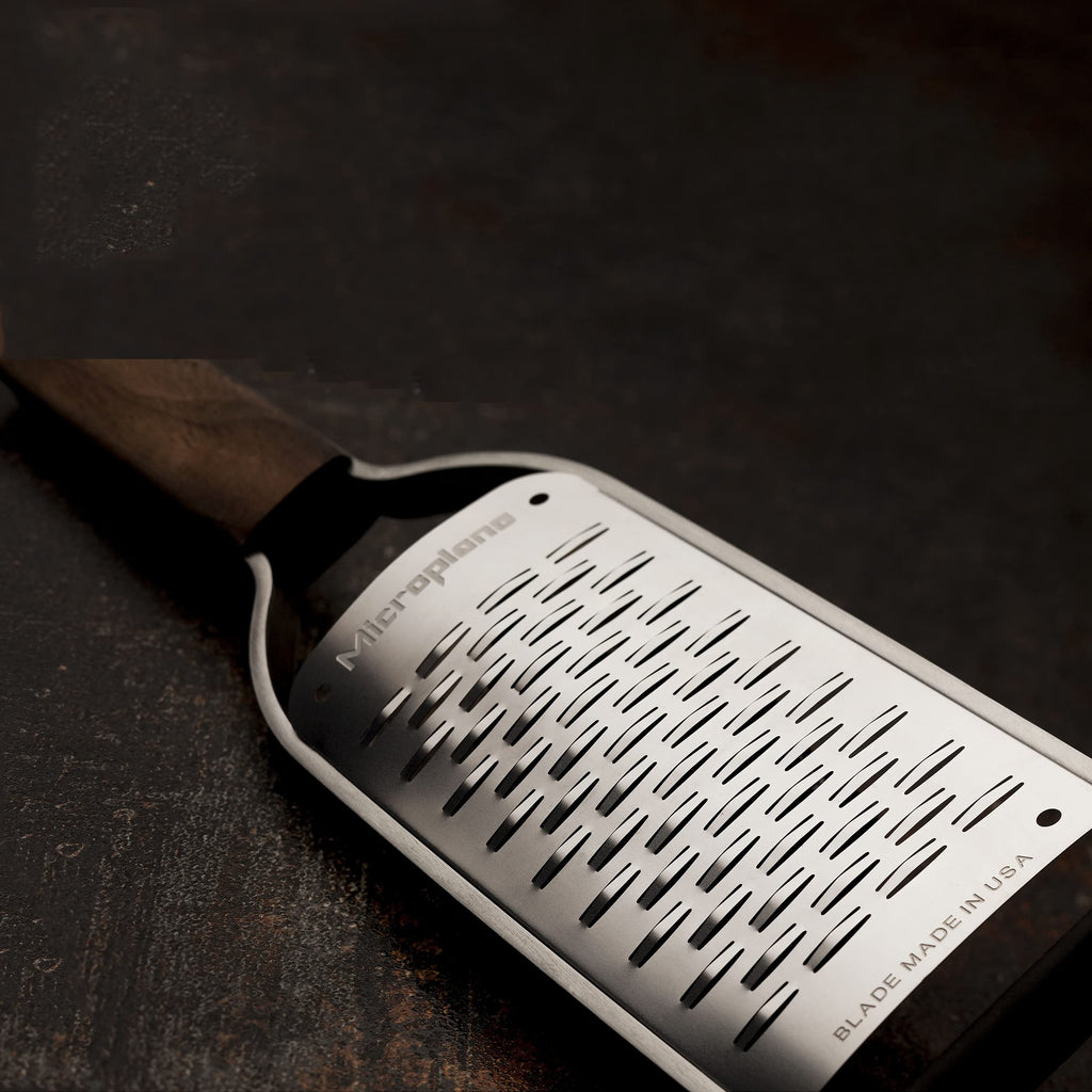 Microplane Ribbon Grater – Stainless Steel Blade with Walnut Wood Handle