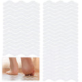 LUFFLOK 36 Pcs Bath Stickers Non Slip Bath Stickers Transparent