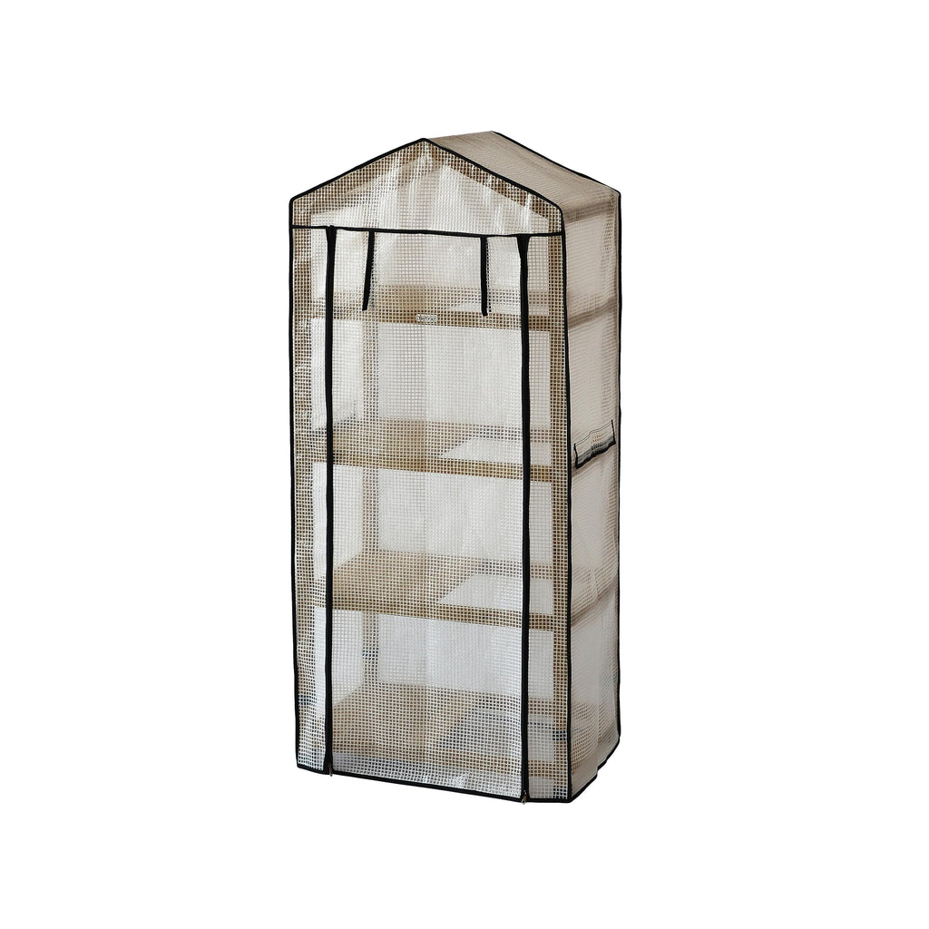 VegTrug FSC Cedar Wood Nursery Greenhouse with PE Cover | Natural