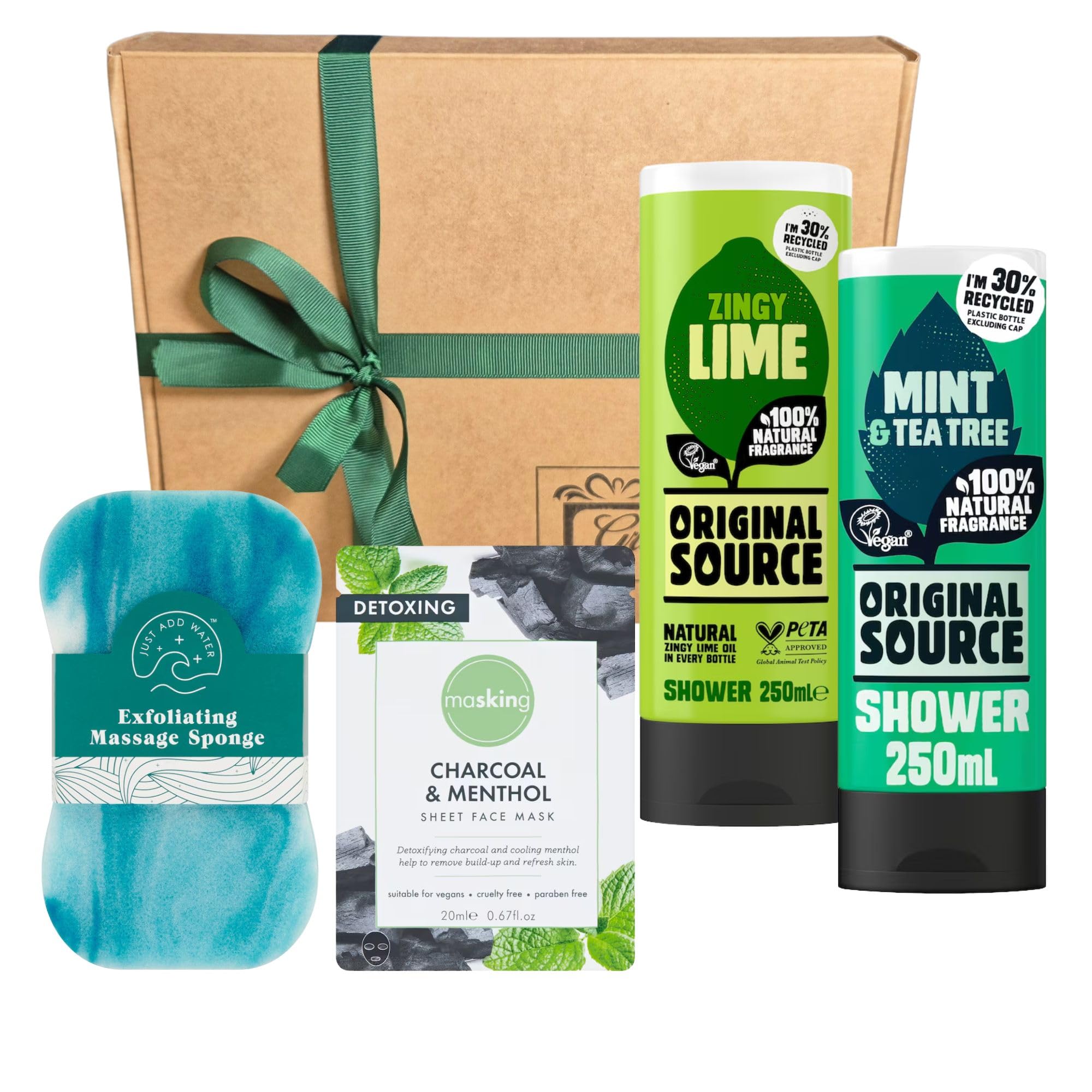 Original Source Men’s Christmas Shower Gift Set | Lime & Mint 5pc Kit