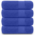 GC Gaveno Cavailia 700 GSM Cotton Hand Towels – Royal Blue, 4 Pack