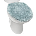 Plush Chenille Toilet Lid Cover – Soft Washable Mint