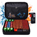 Tamfile Fireproof Battery Organizer Box - Holds 172 Batteries with Tester