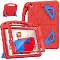 LKOOZO iPad 10.2 Kids Case - Shockproof Cover with Screen Protector, Red