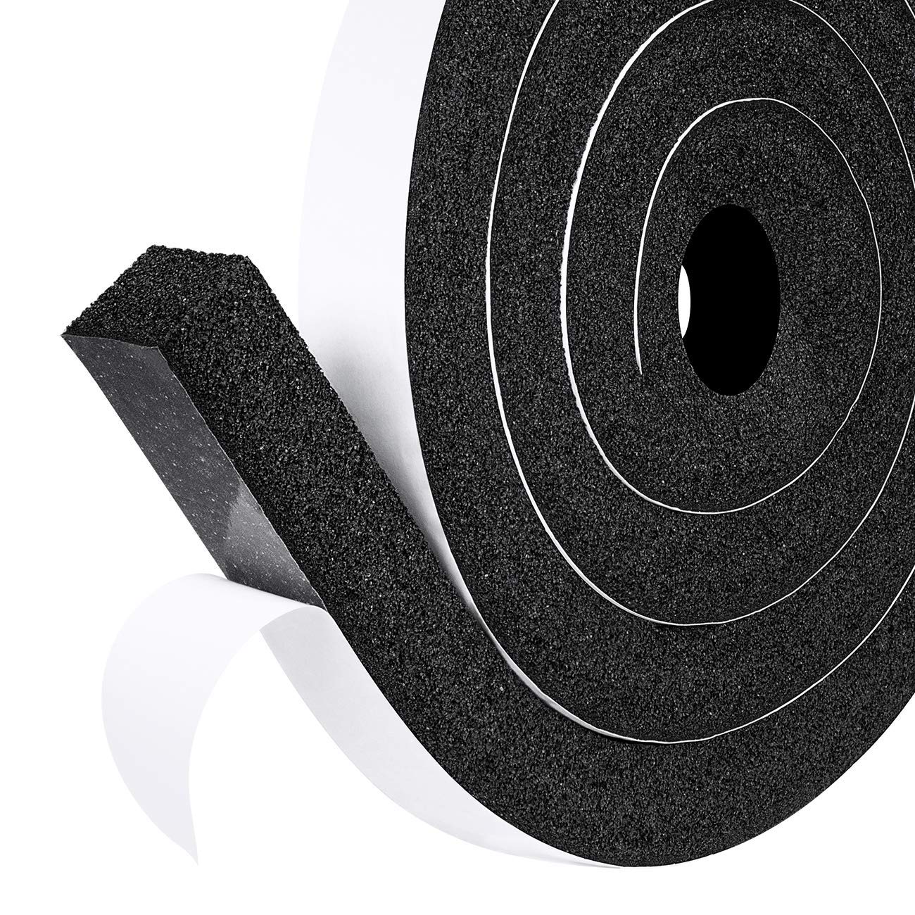 fowong Foam Seal Tape | 25mm x 25mm Open Cell Door Insulation Strip