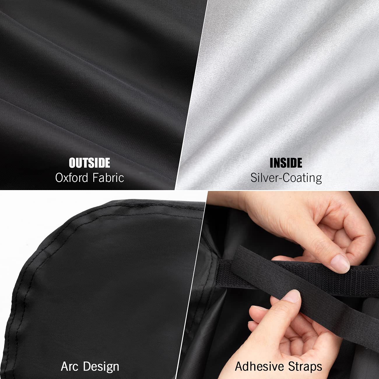 Velway Gas Grill Cover - Waterproof 210D Oxford Heavy Duty BBQ Cover