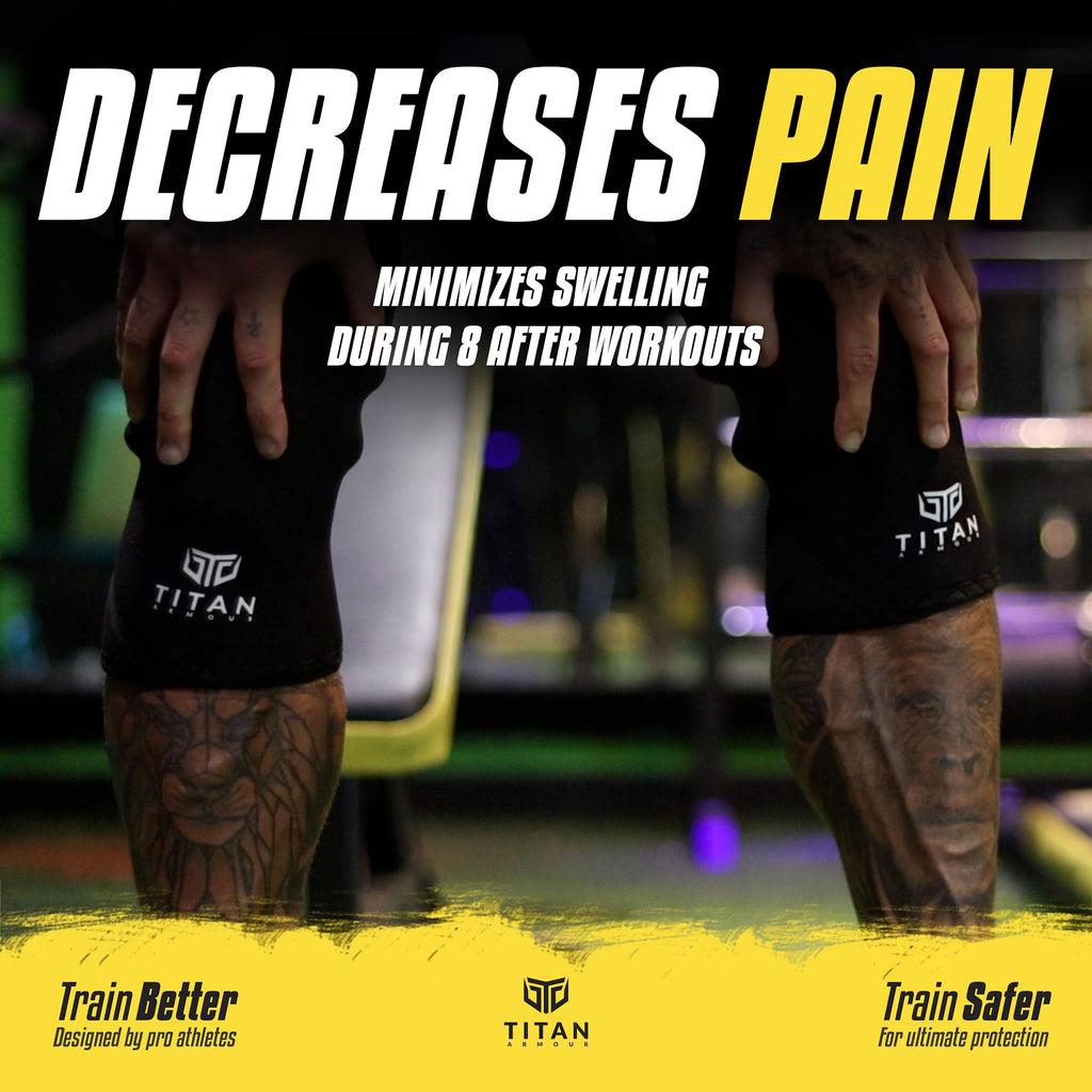 Titan Armour 7mm Neoprene Knee Sleeves for Weightlifting & Squats