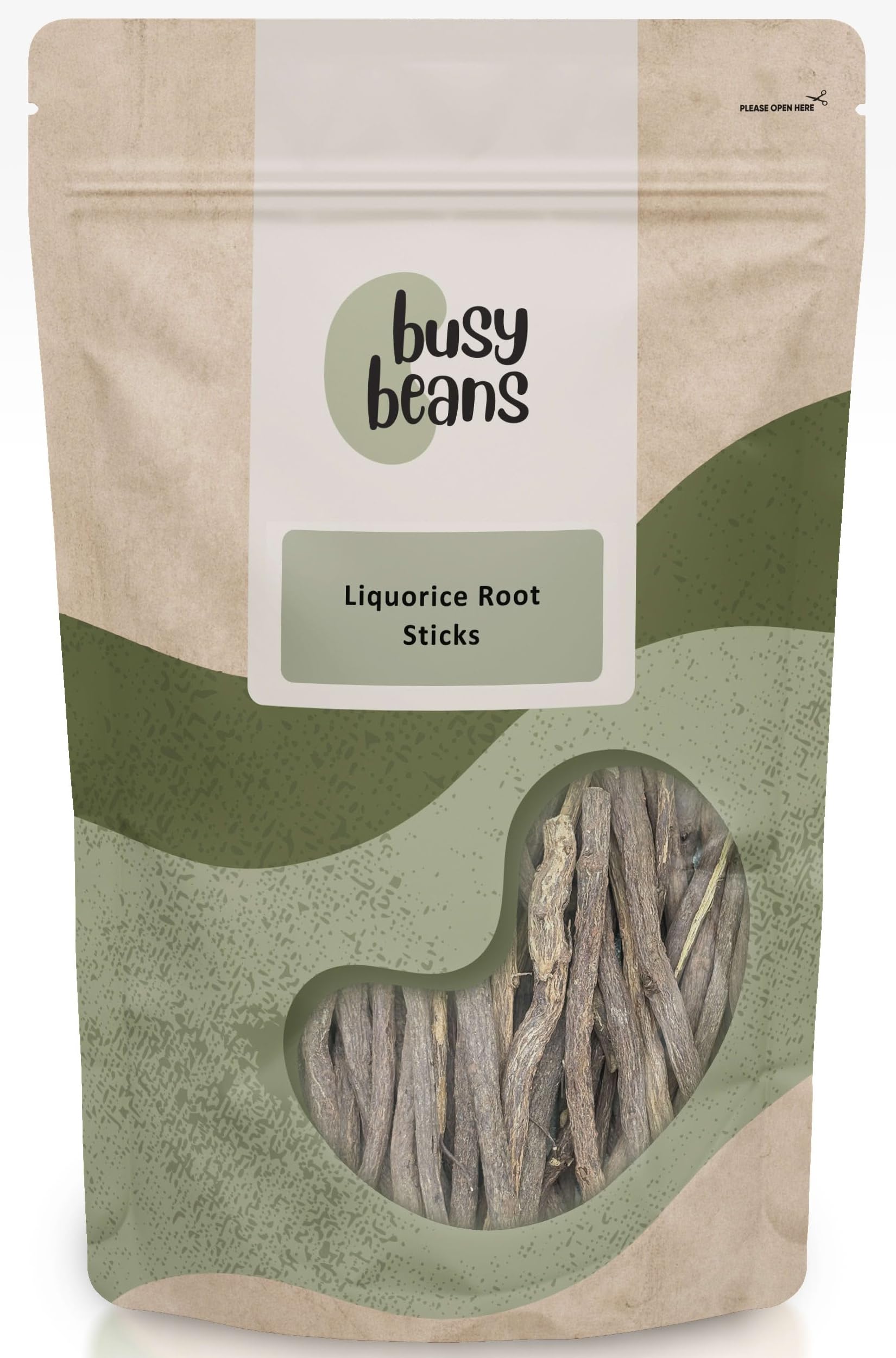 Busy Beans Liquorice Root Sticks (500g) – Natural 14-16cm Turkish Roots