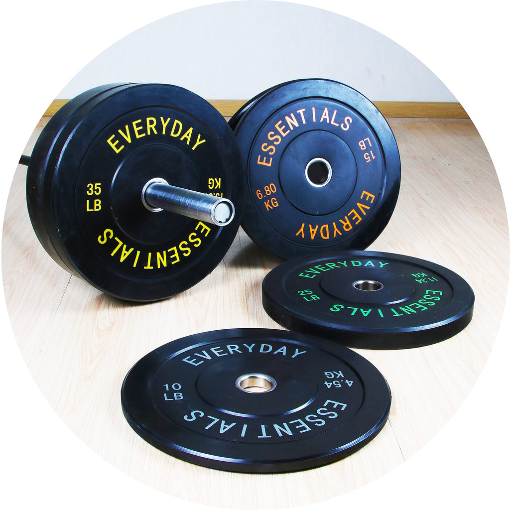 Signature Fitness 35LB Olympic Bumper Plate – High Density Rubber