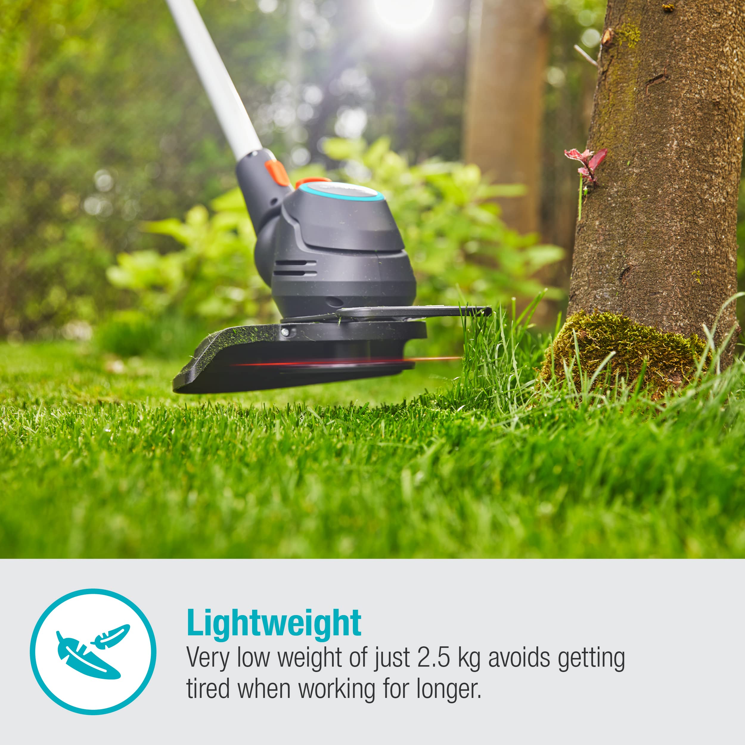 Gardena ComfortCut 23/18V P4A Cordless Lawn Trimmer | 230mm Cutting Width