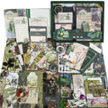 OFFIGIFT Vintage Scrapbooking Supplies Kit | 270pc Junk Journal Set with A6 Notebook