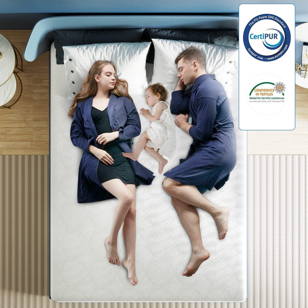 Wowttrelax Single Memory Foam Mattress – 8 Inch Gel Support, Medium Firm