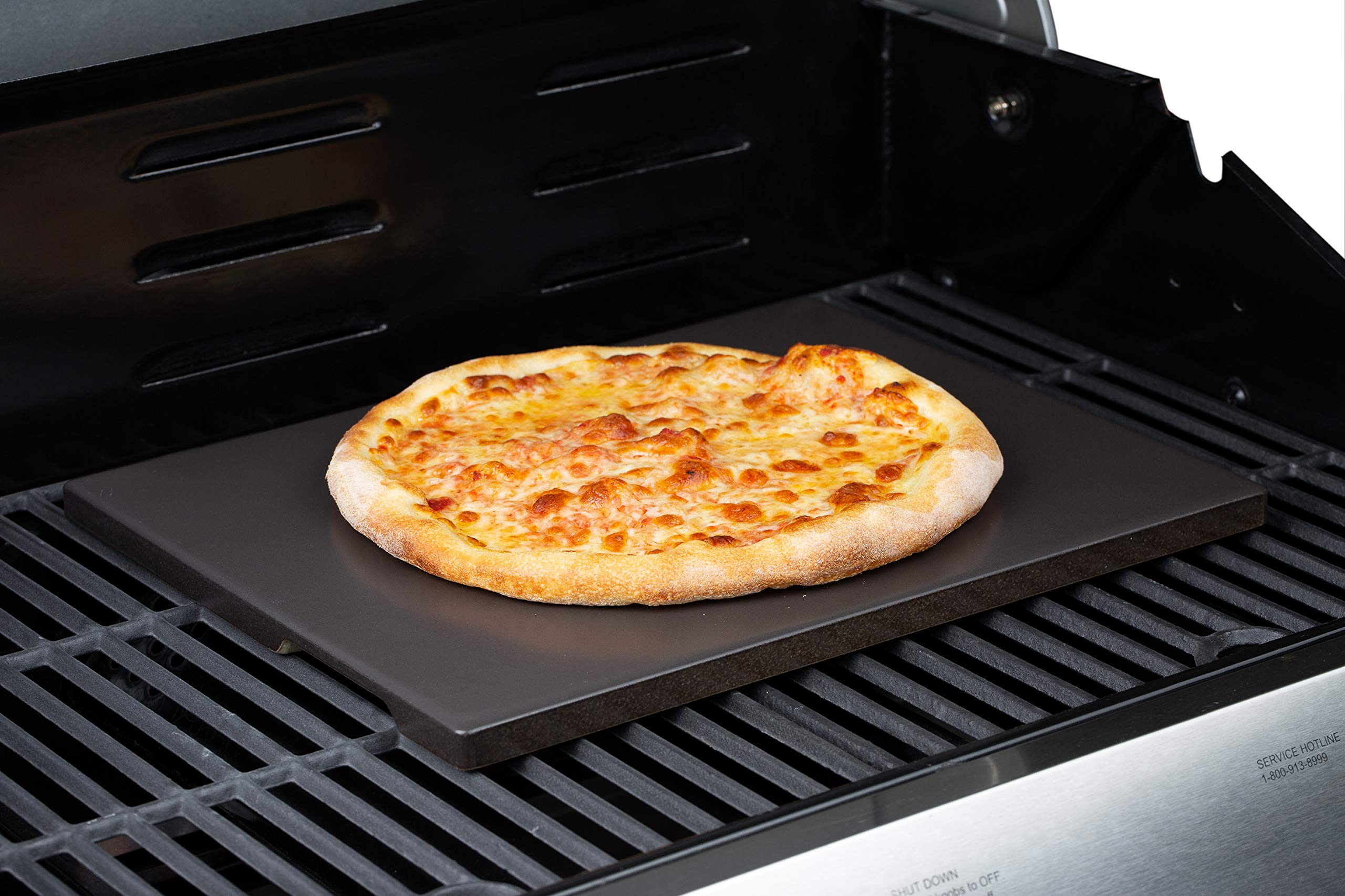 Rocksheat Ceramic Coating Pizza Stone – 30x38cm Rectangular Baking Stone