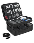 Bagsmart Extra Large Double Layer Travel Electronics Organizer Case