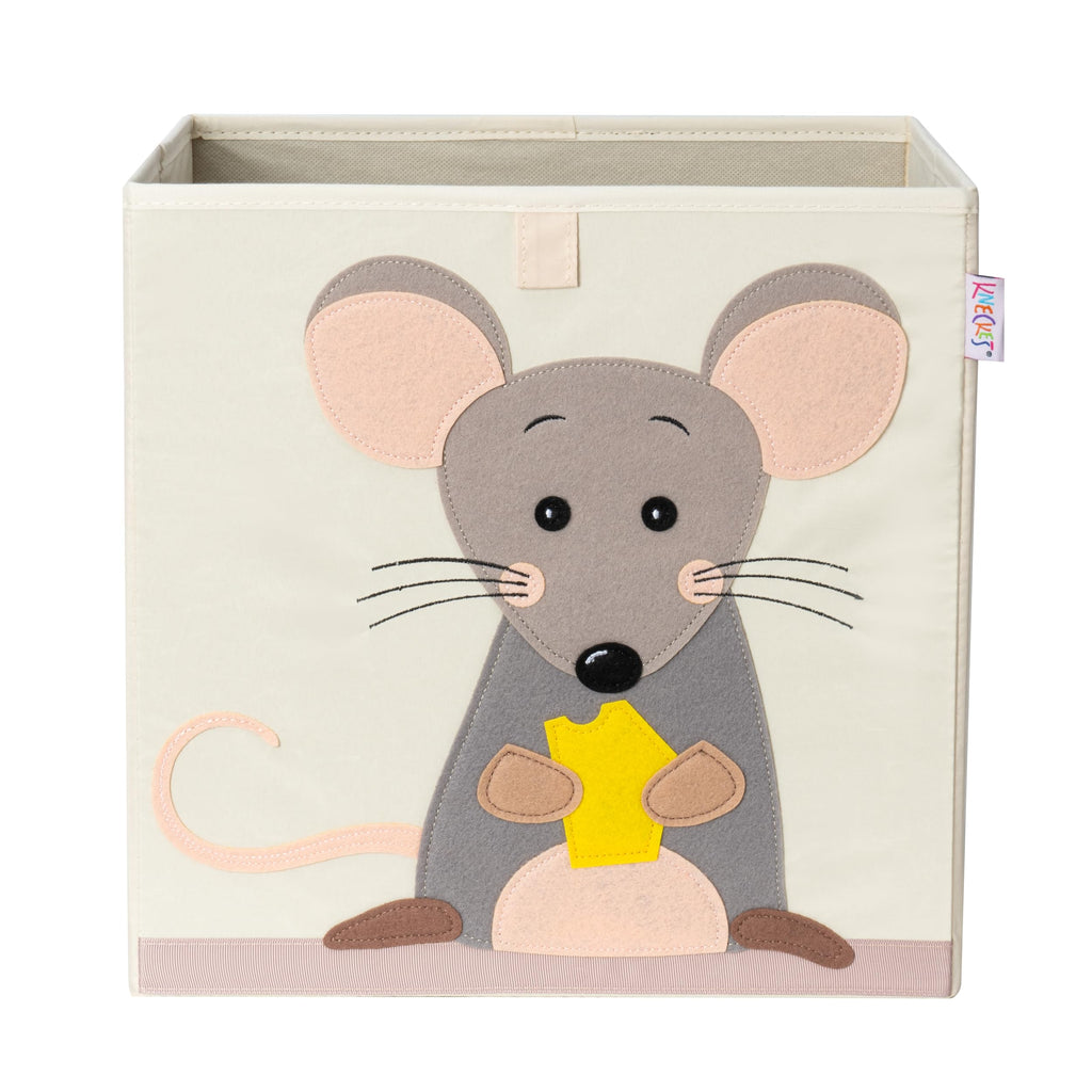 KNECKES Kallax Premium Storage Box for Children, 8 Designs 33 x 33 x 33 cm, Size Suitable as Kallax Boxes, Children's Room, Toy Box, Foldable
