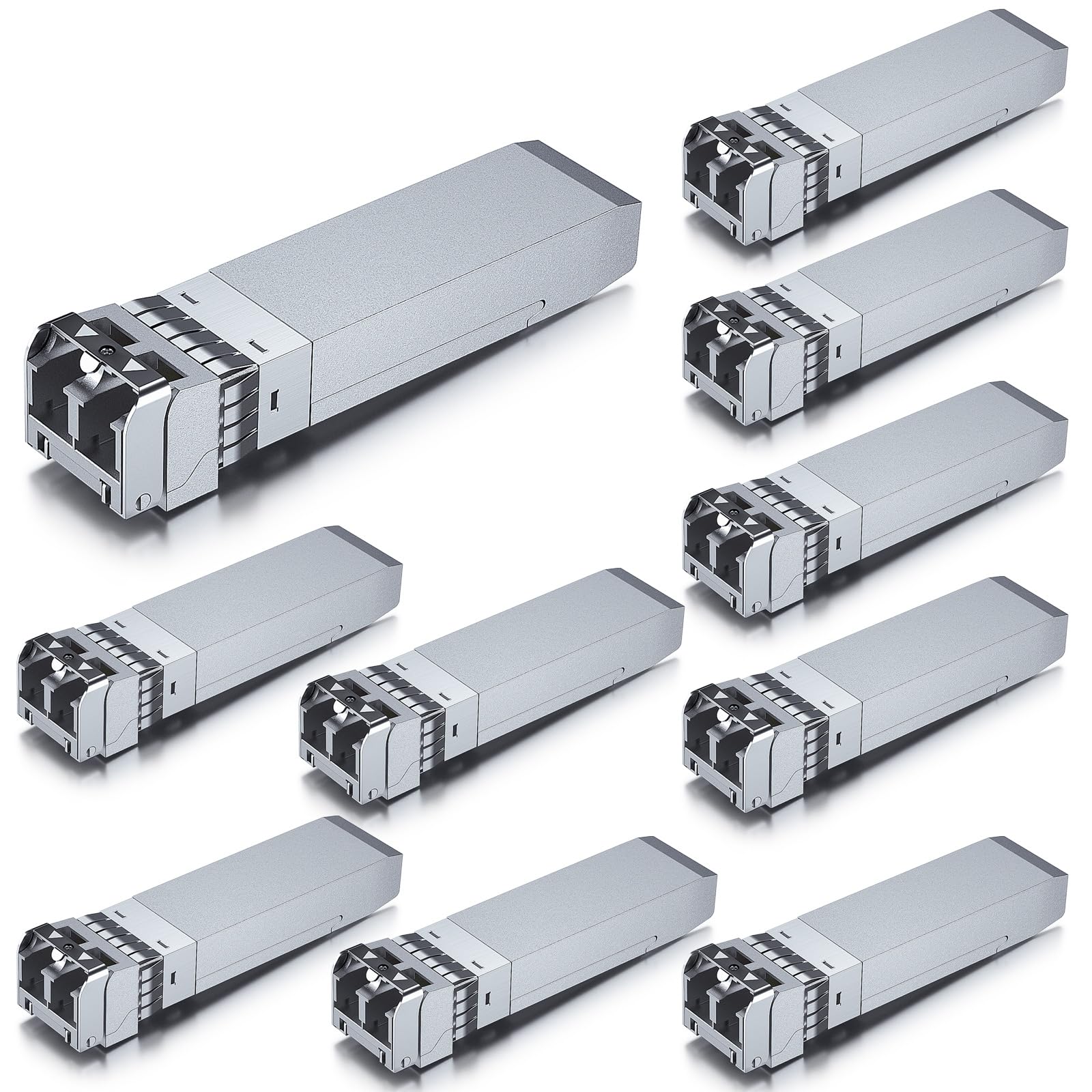 10Gtek 10Gb SFP+ SR Multimode Transceiver | 10GBase-SR LC 300m (10-Pack)