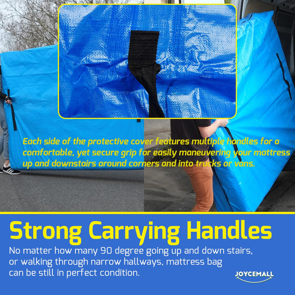 JOYCEMALL Super King Mattress Bag for Moving | Heavy Duty Waterproof Cover