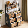 Coleshome 6-Drawer Fabric Dresser | 3-Tier Storage Chest for Bedroom