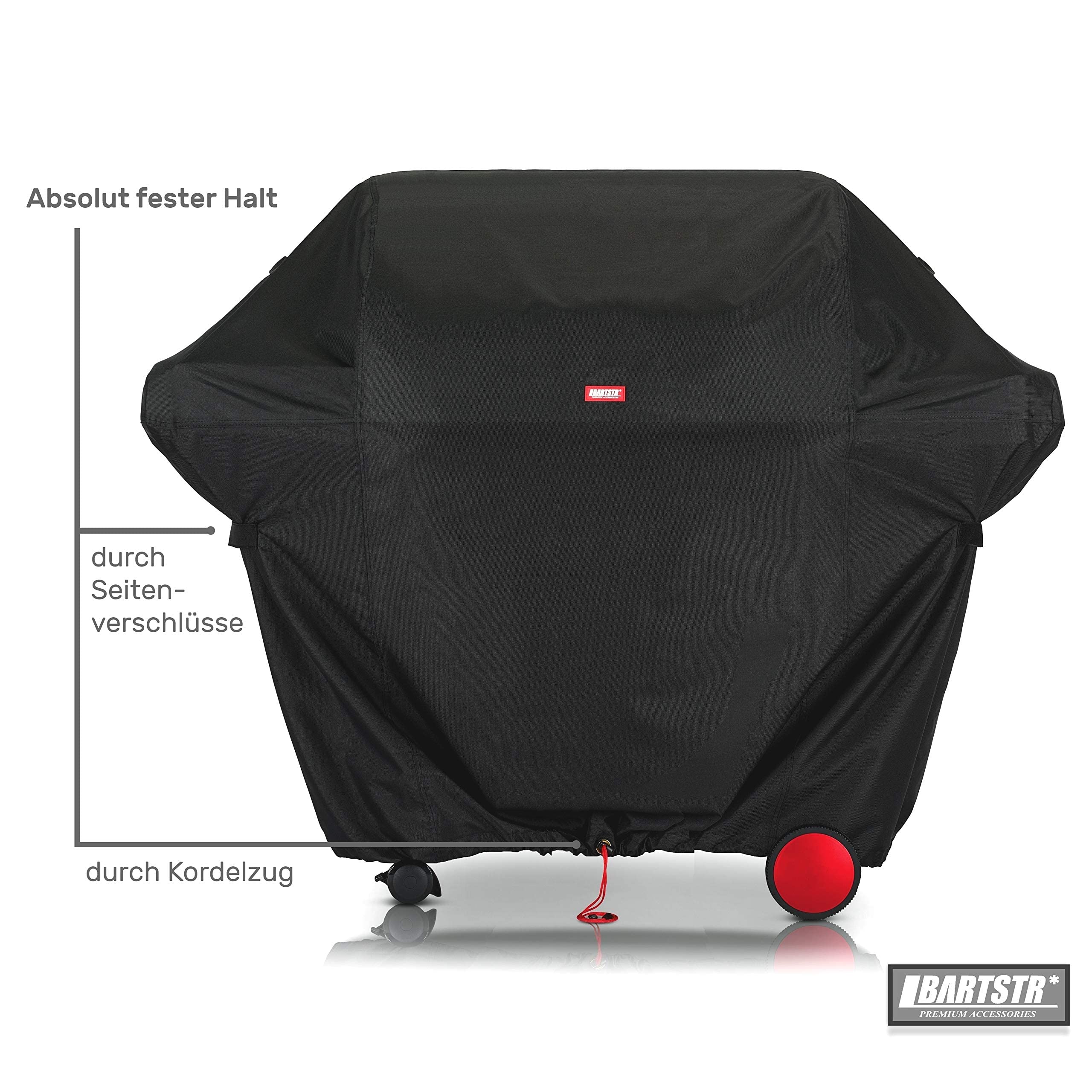 BARTSTR Premium Grill Cover - Waterproof Oxford Gas BBQ Cover (140x65x115)