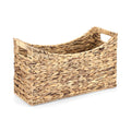 BSTKEY Natural Water Hyacinth Toilet Paper Storage Basket | Woven Organizer