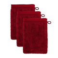 Möve Premium Cotton Wash Glove – Ruby Red Luxury Bath Mitt, 15x20cm