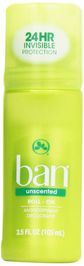 Ban Unscented Roll-On Antiperspirant Deodorant - 3.5 oz (Pack of 1)