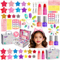 Saviland Kids Makeup Set for Girls - 32 Pcs Washable Non-Toxic Cosmetic Kit