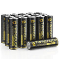 TWINSDUCK Rechargeable AA Batteries | 2800mAh Ni-MH 1.2V (16 Pack)