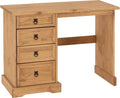 Seconique Corona 4 Drawer Dressing Table – Distressed Waxed Pine